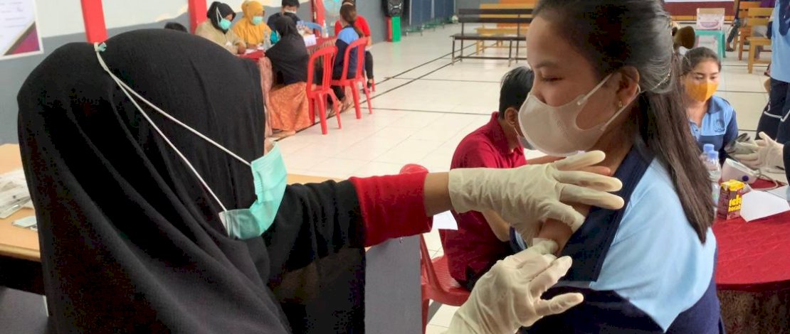 Warga Binaan LPP Sungguminasa jalani Vaksinasi Tahap Pertama