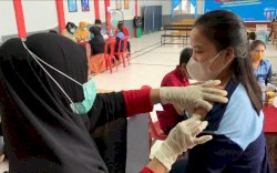Warga Binaan LPP Sungguminasa jalani Vaksinasi Tahap Pertama
