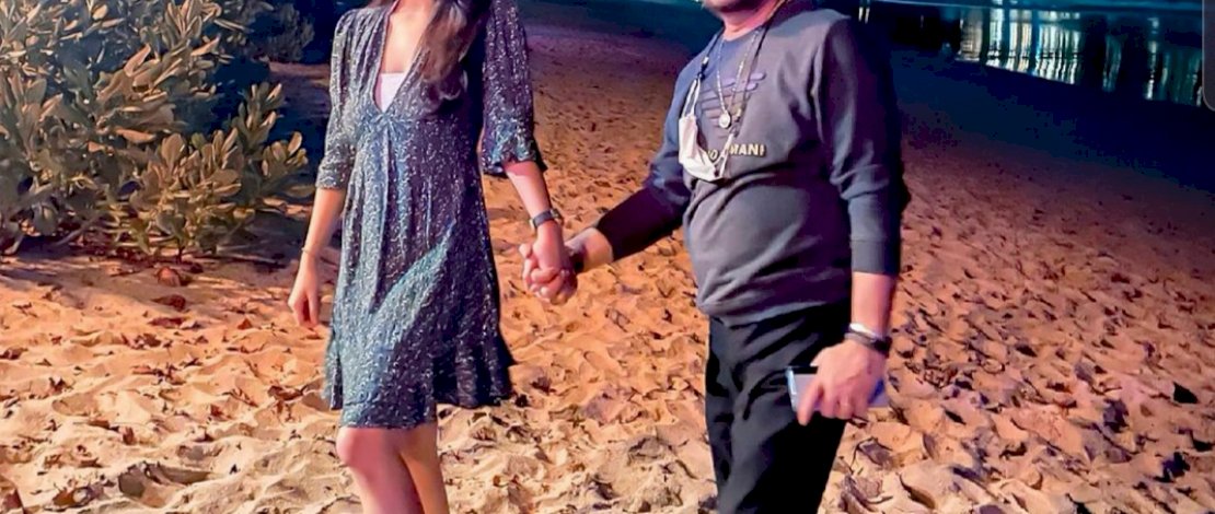 Menteri Pertanian Syahrul Yasin Limpo, bersama sang cucu, Andi Tenri Bilang Radisyah Melati.