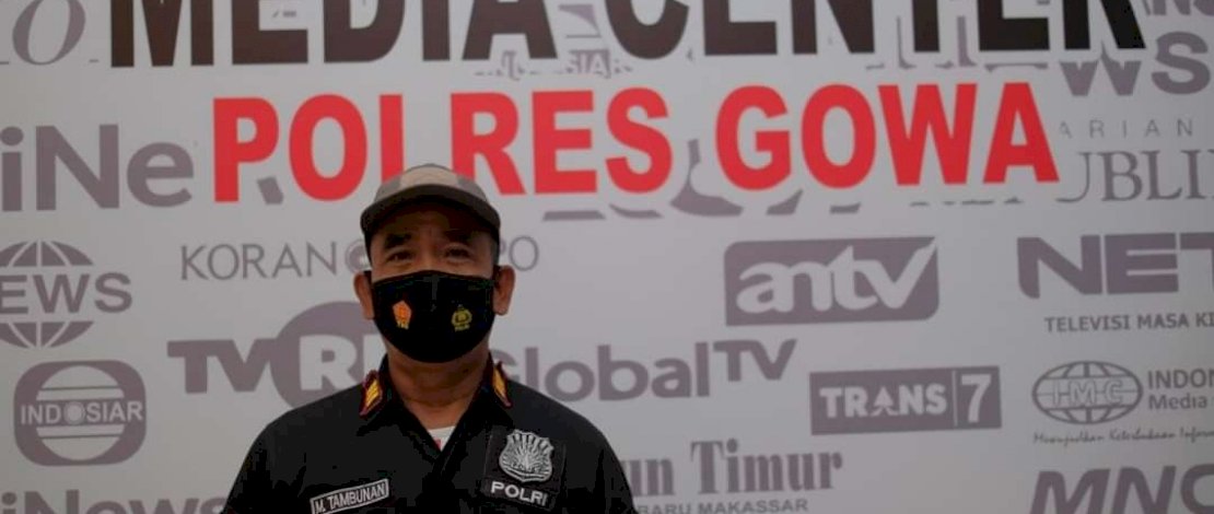 Kasubag Humas Polres Gowa, AKP Mangatas Tambunan.
