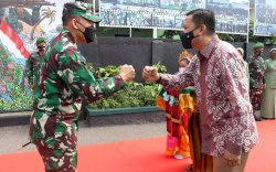 Sambut Panglima Kodam IV Hasanuddin, Basli Ali: Tolong Sampaikan ke Semua, Pulau Kami Indah