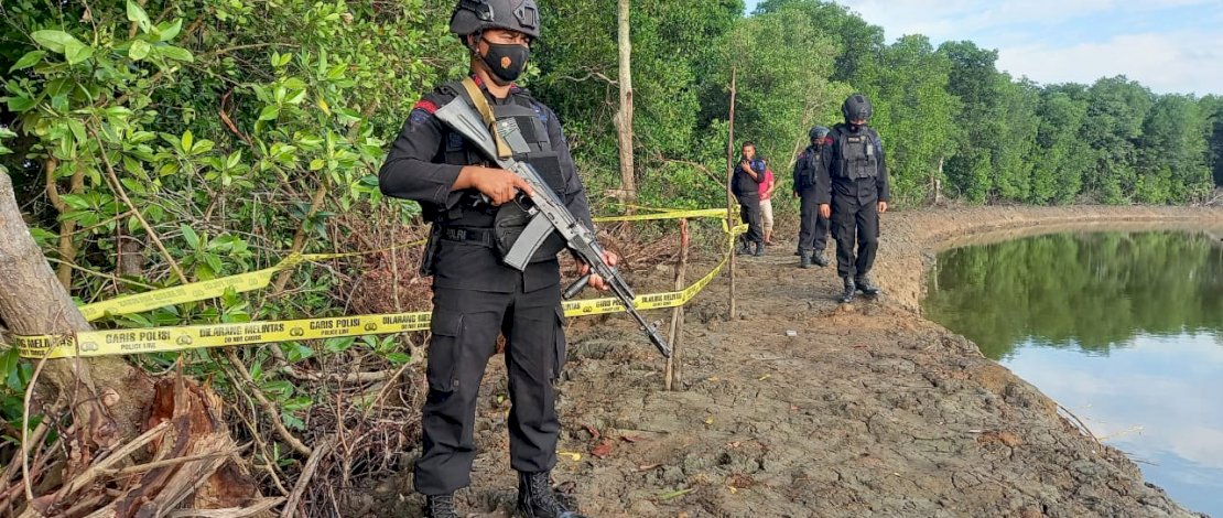  Warga Sibulue Temukan Benda Yang Diduga Bom Pesawat, Brimob Bone Sisir Lokasi