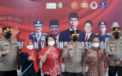 PHRI, IHGMA dan YAB Fasilitasi Pelaksanaan Vaksinasi Polrestabes Makassar 