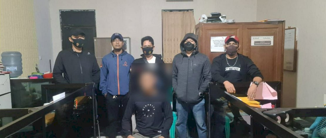 Pelaku penganiayaan terhadap seorang mahasiswa diamankan Resmob Polres Pinrang.