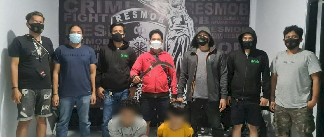 Pelaku penganiayaan diamankan Satreskrim Polres Pinrang.