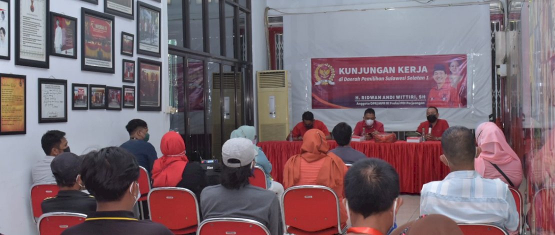 Anggota DPR RI, Andi Ridwan Wittiri, melakukan kunjungan kerja di Kota Makassar, Senin, 26 Juli 2021.