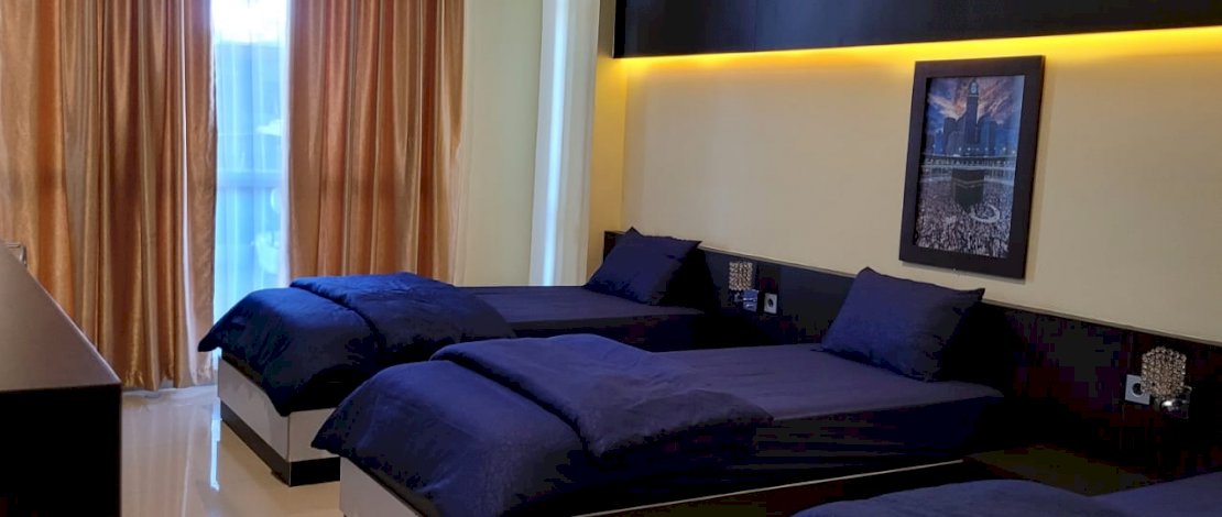 Kamar isolasi di Asrama Haji Sudiang, Makassar. 