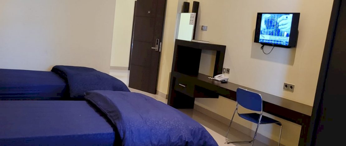 Kamar isolasi di Asrama Haji Sudiang, Makassar. 