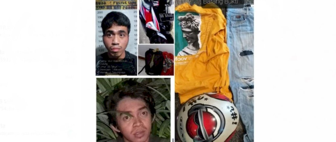 Pelaku pembakaran mobil di Tamangapa.