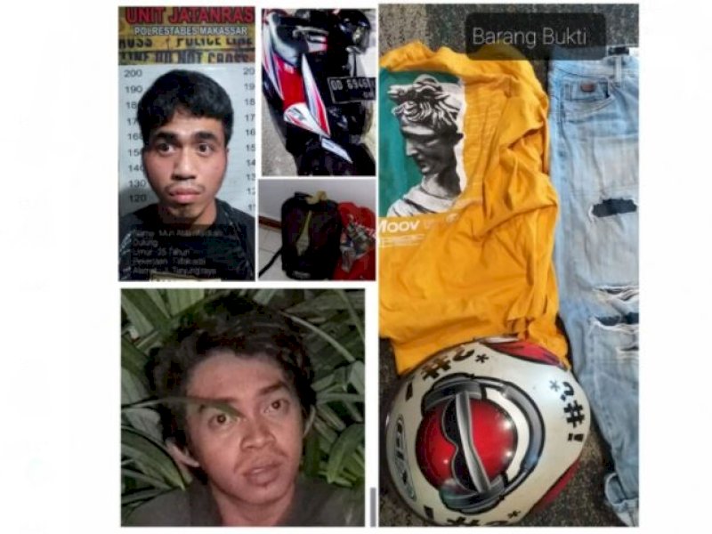 Berboncengan Motor, Dua Pria Ini Lempar Bom Molotov ke Sebuah Mobil di Makassar