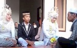Dimadu Seorang Duda, Kedua Wanita Cantik Ini Baru Tahu Setelah Ketemu di Akad Nikah
