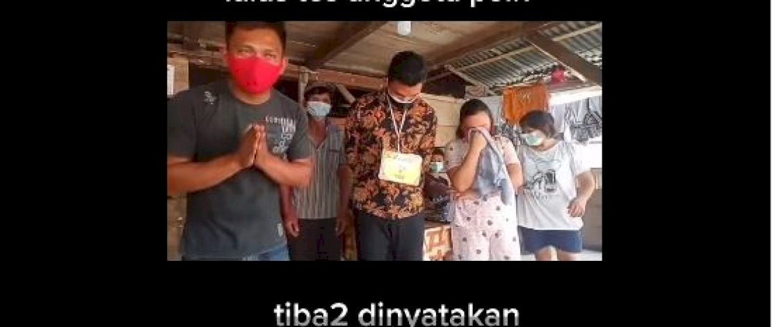 Tangkapan layar video Christofel Tumalun meminta keadilan untuk putranya.