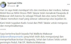 Mobil Rescue Dinsos Takalar Tabrak Lari Pesepeda di Makassar, Syamsari Kitta Minta Maaf