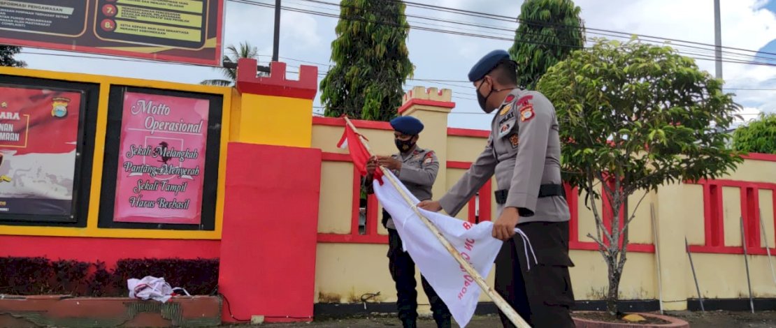 Semarak Peringati Hari Kemerdekaan RI, Ini Yang Dilakukan Oleh Anggota Brimob Bone 