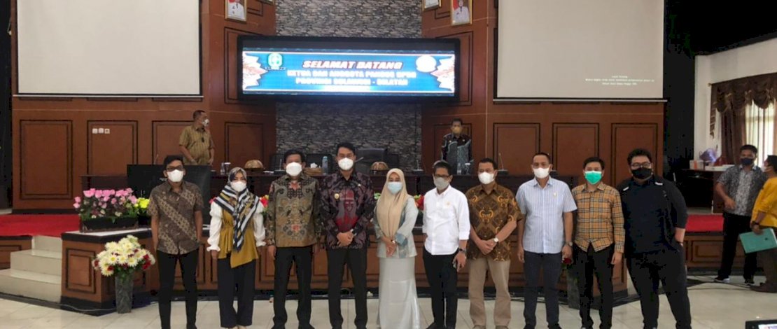 Kunjungan kerja Pansus DPRD di Kabupaten Sinjai, Jumat (30/7/2021).