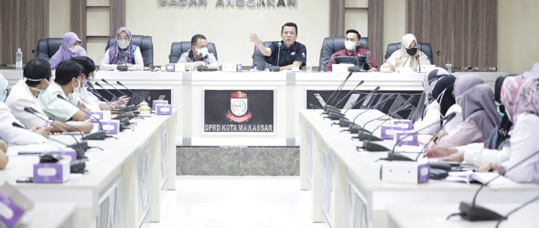 Komisi D DPRD Makassar menggelar rapat kerja sebagai tindaklanjut laporan Komite Medik RSUD Daya Makassar, Rabu, 23 Juni 2021.