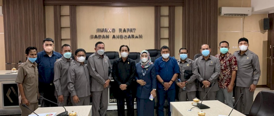 DPRD Tana Toraja, Fakfak, dan Samarinda, saat berkunjung ke DPRD Makassar, Senin, 28 Juni 2021.