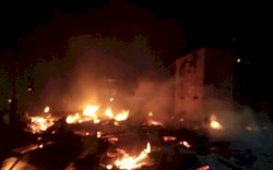 Kebakaran 4 Rumah di Pinrang Tewaskan Satu Orang