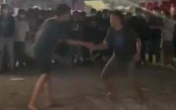 Tak Jera, Aksi Tarung Bebas Makassar Kembali Digelar di Jl KH Agussalim