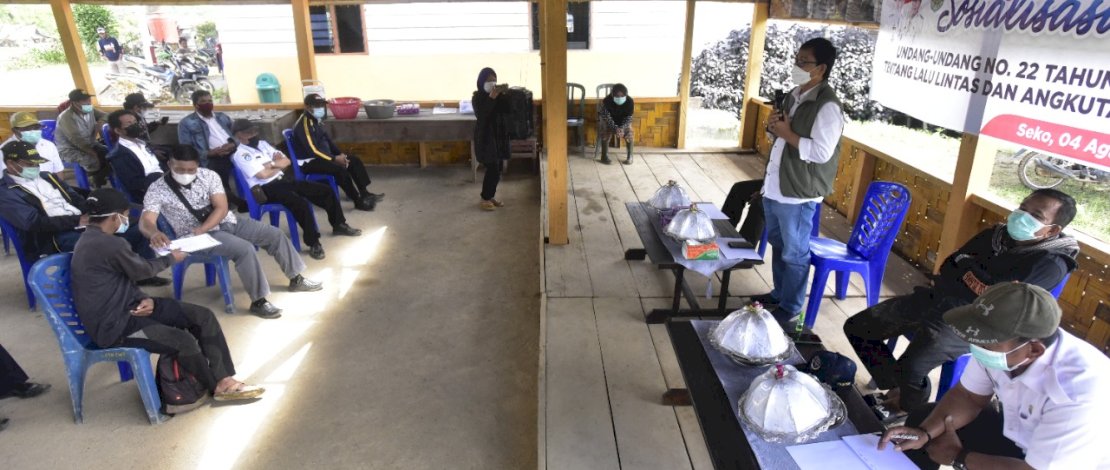 Wabub Lutra Suaib Mansur Ajak Warga Seko Jadi Pelopor Keselamatan Berlalu Lintas