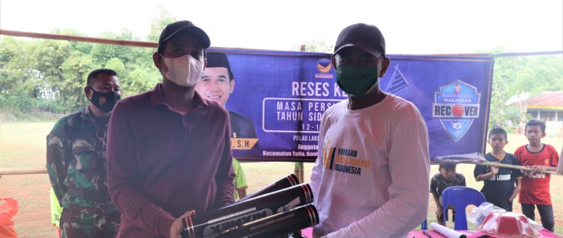Reses di Lakkang, RL Beri Bantuan Perlengkapan Olahraga