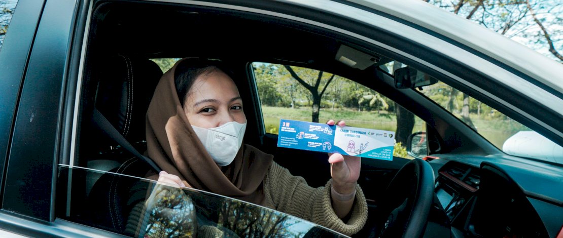 Polres dan SMSI Gelar Vaksinasi Berkonsep Wisata dan Drive-THRU di Makassar