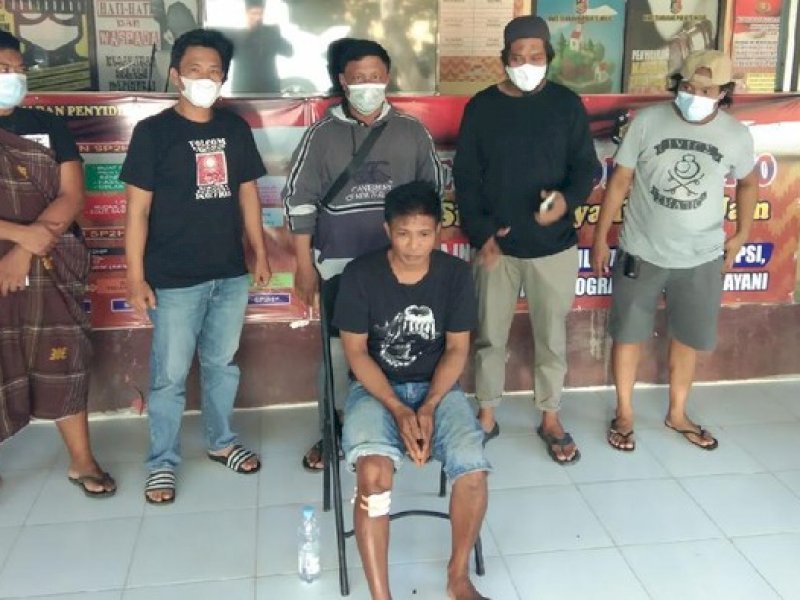 Hendak Kabur Saat Ditangkap, Peluru Bersarang di Lutut DPO Pencuri Sapi di Wajo