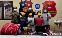 Reskrim Polres Luwu Tangkap Tiga Pelaku Pencurian di Rumah Warga 