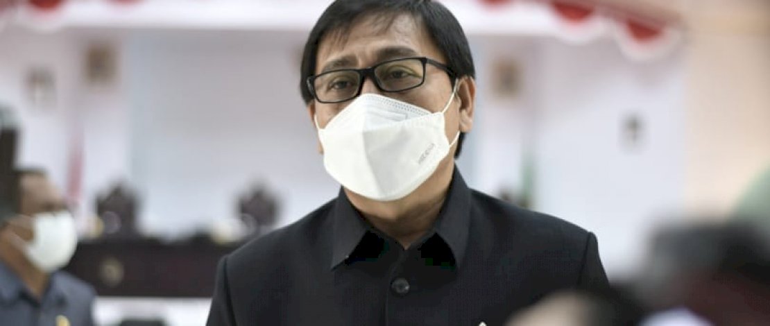 Suasana rapat paripurna RPJMD 2021-2026 di DPRD Lutra.