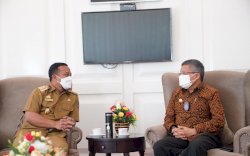 Temui Plt Gubernur, Taufan Pawe Laporkan Kebutuhan Vaksin Dosis I di Parepare