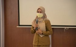 Hadiri Launcing Pekan Vaksinasi Kemenag, Indah: Obat Terbaik Pandemi adalah Vaksin