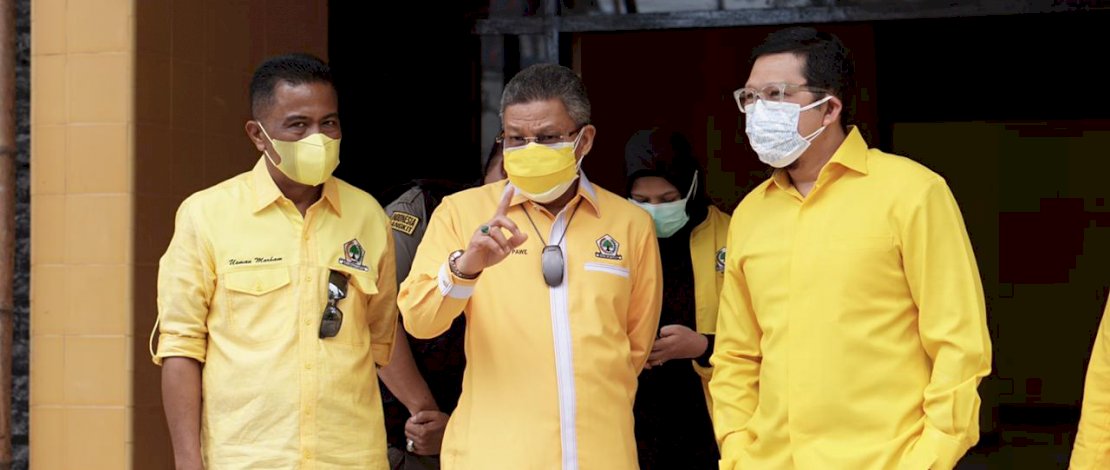 Berkunjung ke Sulsel, Waketum Partai Golkar Ahmad Doli bersama Taufan Pawe Jalan-jalan ke Pinrang