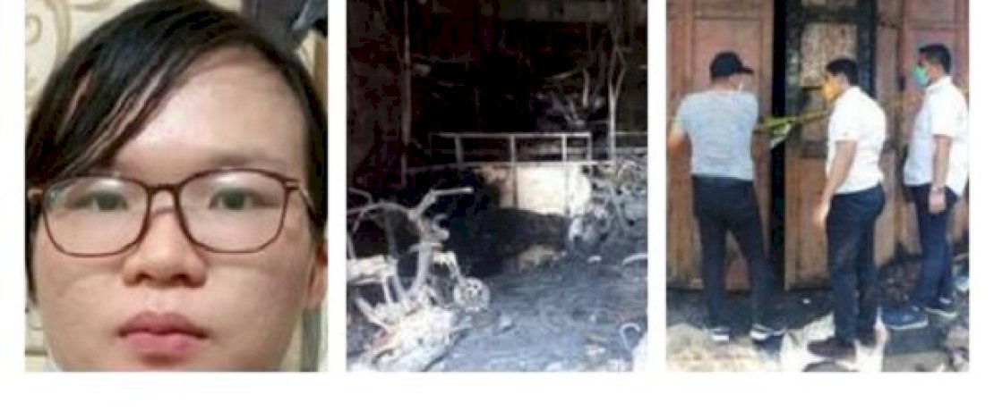 Pelaku pembakaran bengkel yang menewaskan tiga orang.