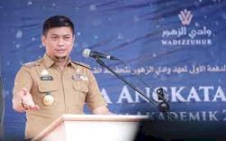 Bupati Gowa Salurkan Bantuan Rp100 Juta untuk Dukung Pembangunan Pesantren Wadizzuhur Bungaya