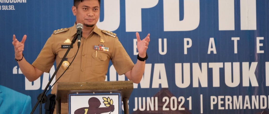 Adnan Minta KNPI Gowa Susun Program Konkrit yang Menyasar Masyarakat