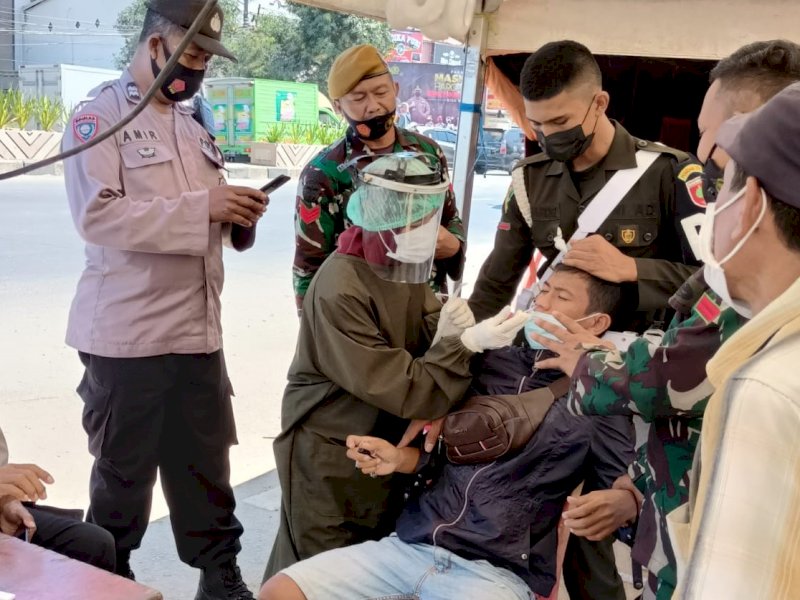 Dua Sopir di Terminal Makassar Kabur Tinggalkan KTP Saat Akan Dites Swab Antigen