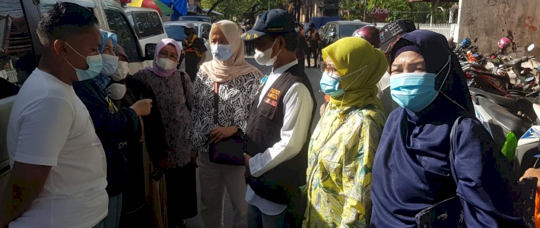 DPPPA Makassar Hibur Korban Kebakaran Perempuan dan Anak 