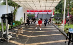 Jaga Kebugaran di Tengah Pandemi, Kemenkumham Gelar Kumham Sehat Kumham Produktif