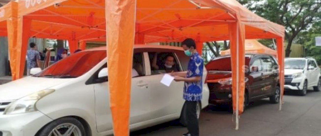 Warga Gowa dan Makassar Antusias Ikut Vaksinasi Drive Thru di Citraland