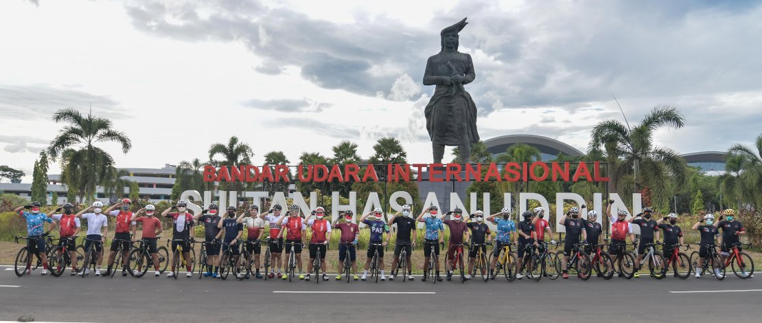 Peringati Hut Republik Indonesia, MCC Gowes Keliling Kota Sepanjang 76 Kilometer