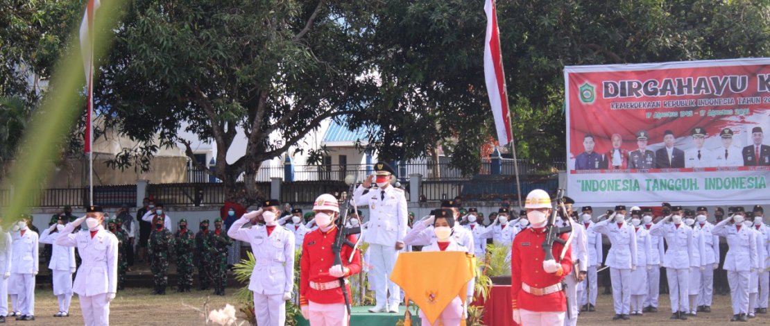 Pimpin upacara HUT Kemerdekaan, ini pesan Bupati Takalar 