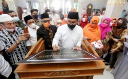 Resmikan Masjid Baitul Aman, Wali Kota Makassar Ingatkan Penerapan Protokol Kesehatan