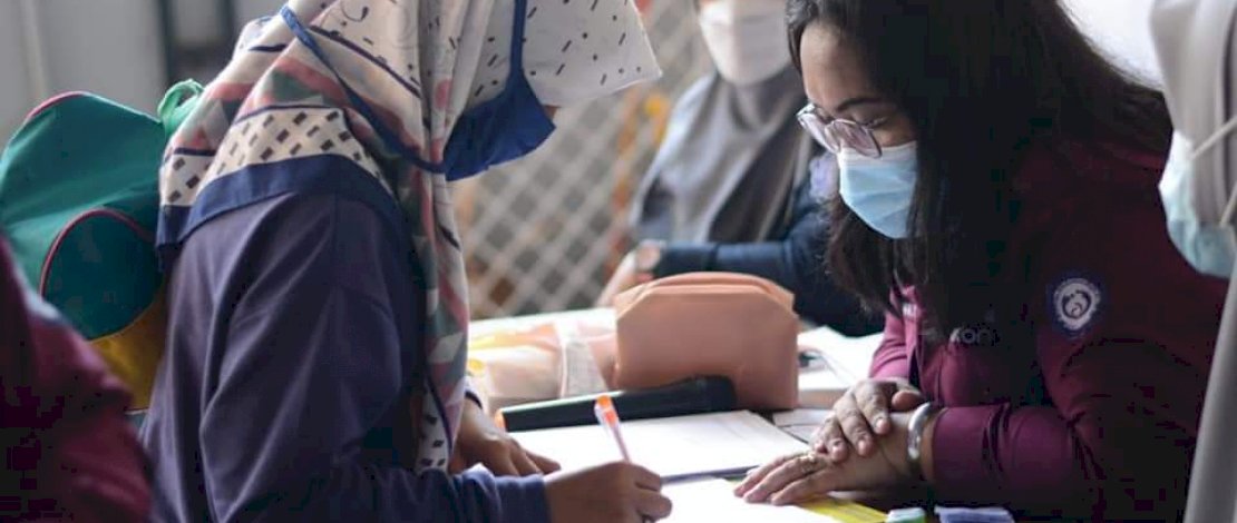 DPPKB Makassar melaksanakan Optimalisasi Pelayanan Kontrasepsi Suntik, di Pusat Pelayanan Keluarga Sejahtera Kencana Mappadeceng, Toddopuli V, Kecamatan Manggala, Kamis, 18 Juni 2021. 