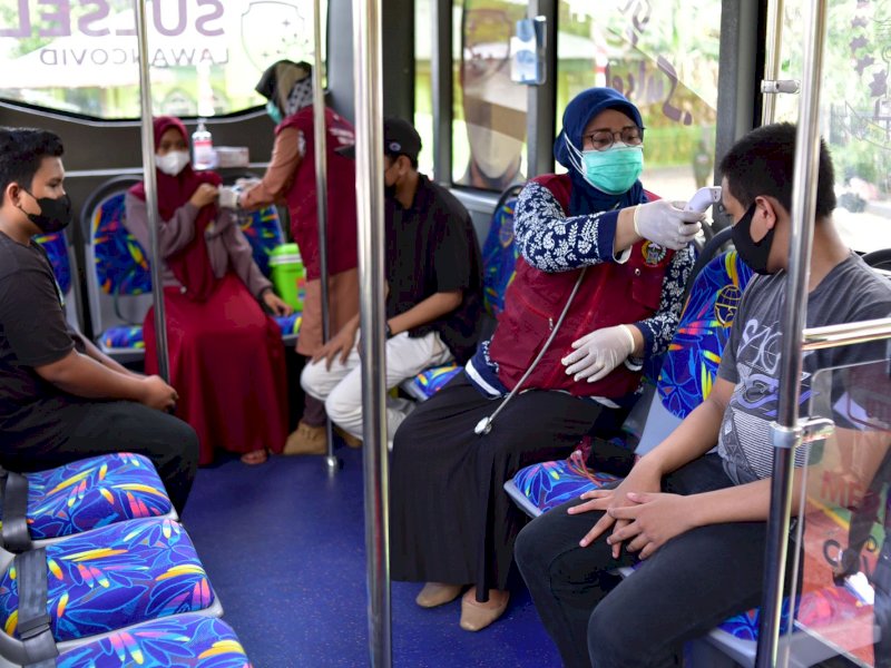Kejar Herd Immunity, Pemprov Sulsel Kebut Vaksinasi Sulsel Bagi Pelajar SMA dan SMK