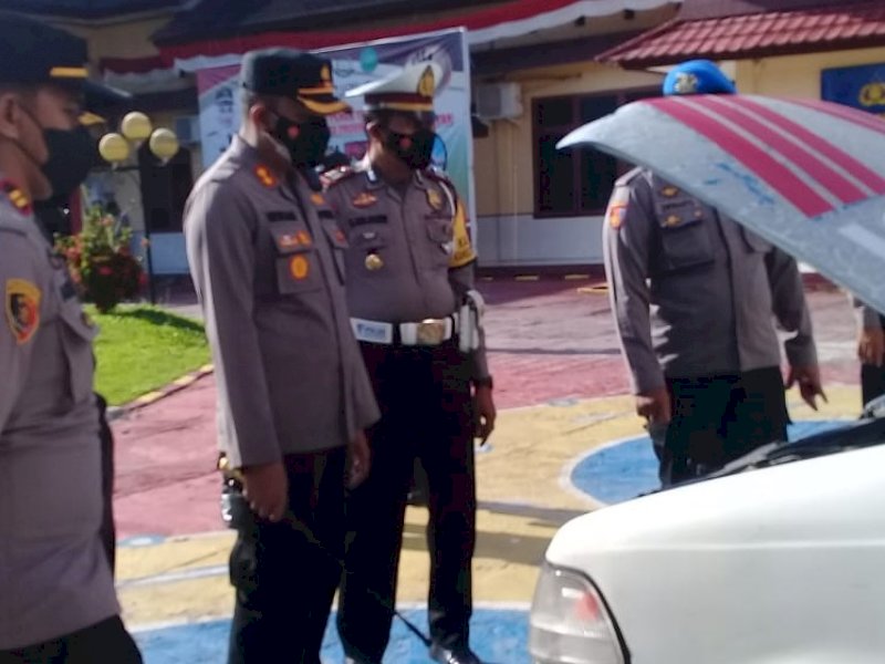 Pastikan Kenyamanan, Kapolres Luwu Utara Cek Kelengkapan Randis