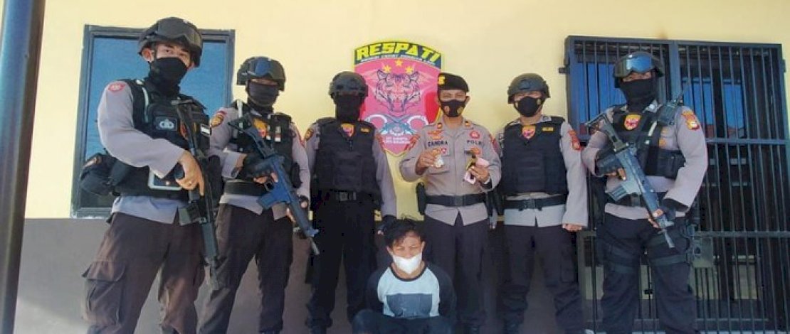 Pemuda mabuk diamankan Tim Respati Polres Bulukumba.