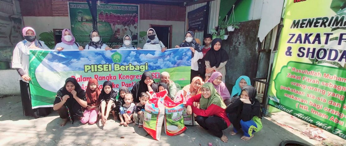 PIISEI berbagi dengan anak panti asuhan Jabal Rahmah.