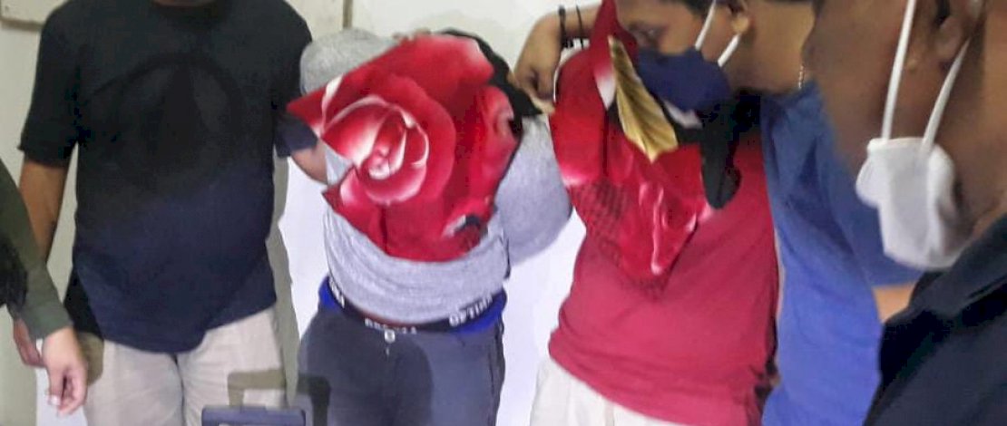 Bandar narkoba bersama sopirnya diamankan Timsus Ditnarkoba Polda Sulsel. IST