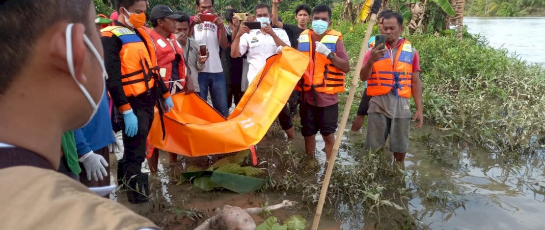 Penemuan mayat mengapung di Sungai Rongkong.