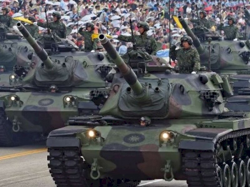 Alami Ketegangan Militer dengan China, Taiwan Siapkan Dana Militer Jumbo Rp 242 T